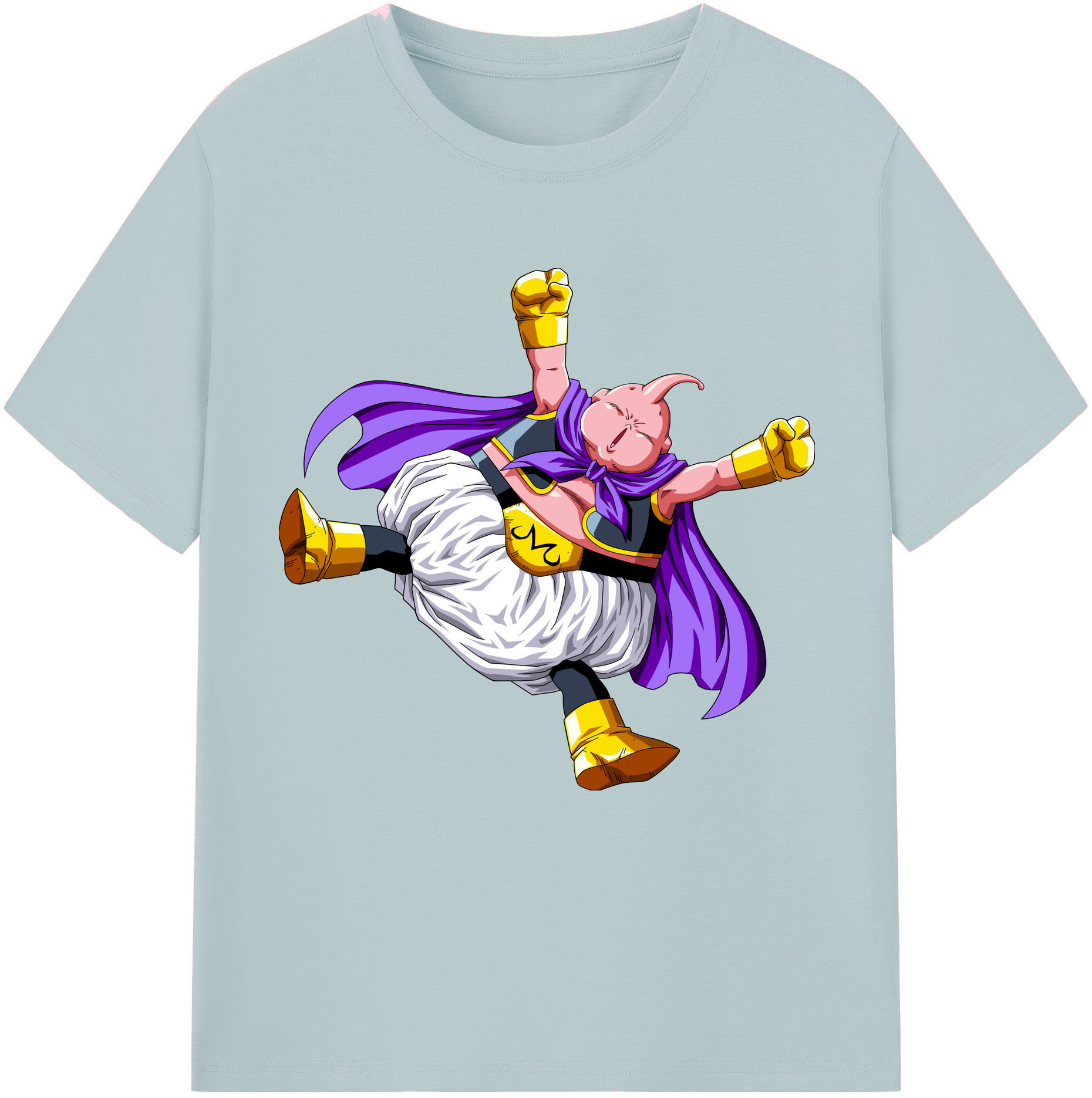（画像用） ドラゴンボール 魔人ブウ DRAGON BALL Majin Buu 綿100％半袖Tシャツ（フロントプリント）